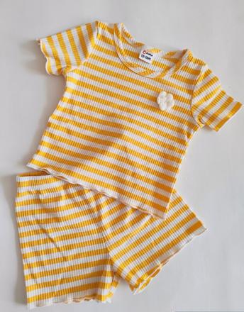 Rebrovaný letný komplet, 86