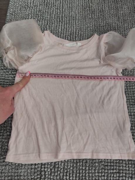 Tričko s volánikmi 110/116, 116