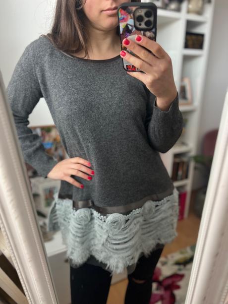 C&a kašmírový predĺžený sveter, c&a,l