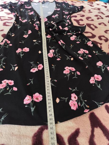 Dámske ľahké, nekrčivé šaty, veľ. 38, h&m, veľmi p, h&m,38