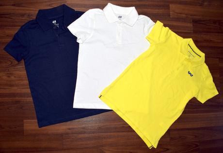 Modrá polokošeľa hm vel. 98/104, 104