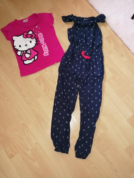 Letný overalík a tričko, 122–134