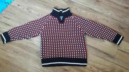 Hrubší pulóver, h&m,110