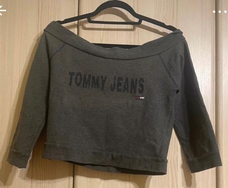 Mikinovy cropp top m, tommy hilfiger,m
