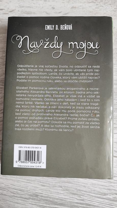 Emily d. beňová navždy mojou, 