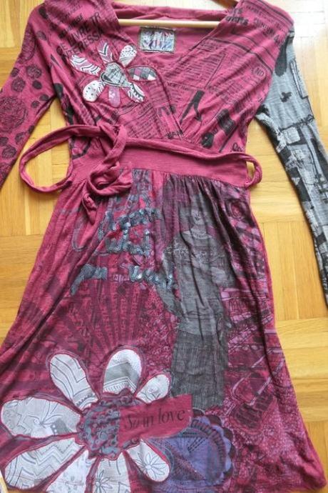 Desigual original nadherne damske saty xs-m, desigual,s