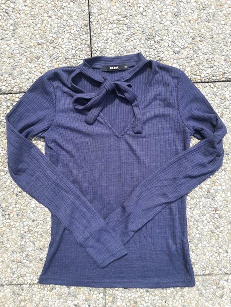 Modré tričko bik bok velk. xs., xs