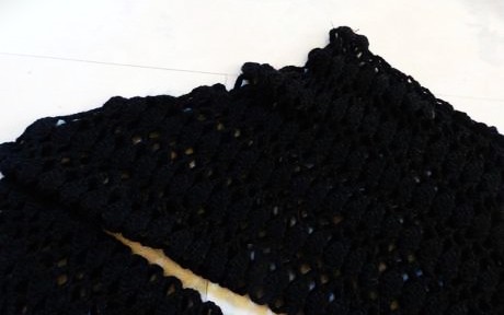 Háčkované krajkové rukávy do šiat, 