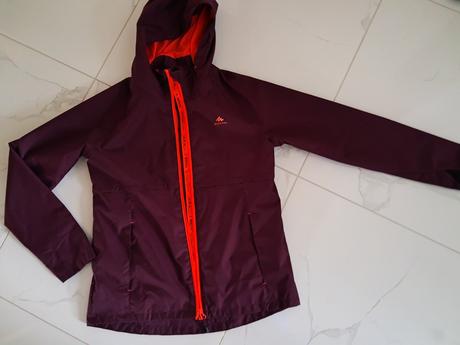 Nepremokavá tenka bunda 160/166, quechua,164