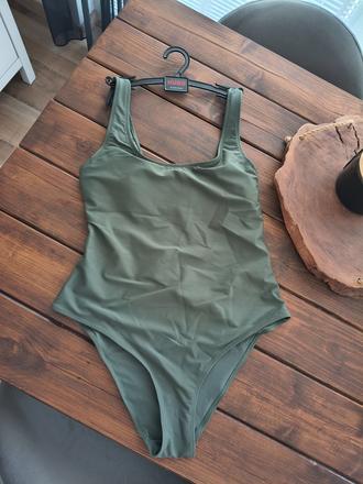 H&m olivovo zelené plavky m, h&m,m
