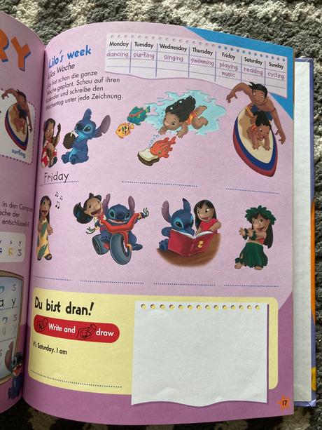 Disney's magic english mit cd my day mein tag, 