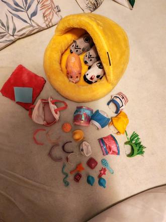 Zhu zhu pets škrečky s doplnkami, 