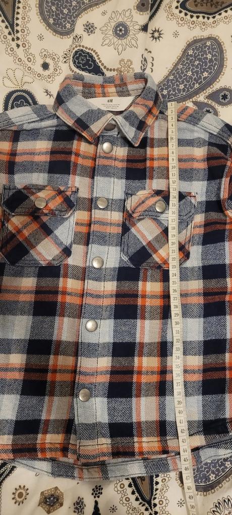 Karovane košele h&m dvojicky, h&m,122