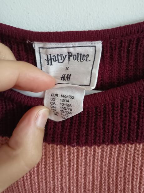 Dievčenský svetrík harry potter, h&m,146