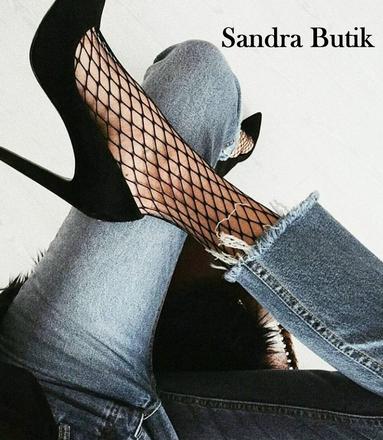 Dámske moderné dierkované silonky, l / m / s