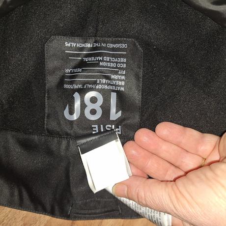 Nové dámske čierne oteplovačky, decathlon,38