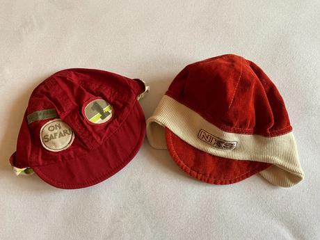 Letná čiapka s kytím krku v. 68/74 - oh 40-44 cm, 68