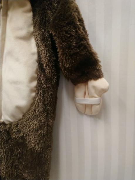 Kostým fleesový opička, authentic, 6-9m, 68-74 cm,