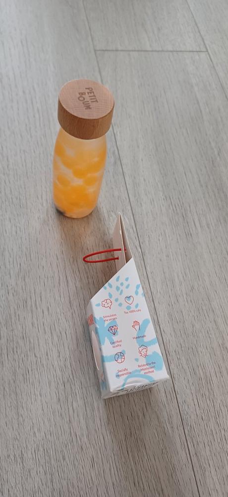 Senzoricka zvuková flasa s rybkou, 