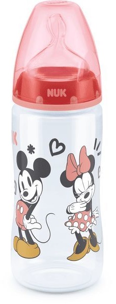Nuk kojeneecká fľaša mickey mouse 300ml, 6-18m, nuk