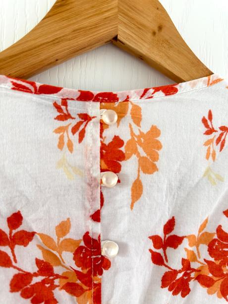 Krásne letné šaty od mexx s oranžovými a červenými, mexx,42