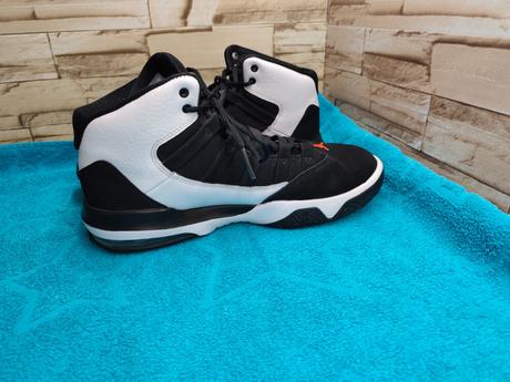 Jordan 44 - pánske čierne kožené tenisky, air jordan,44