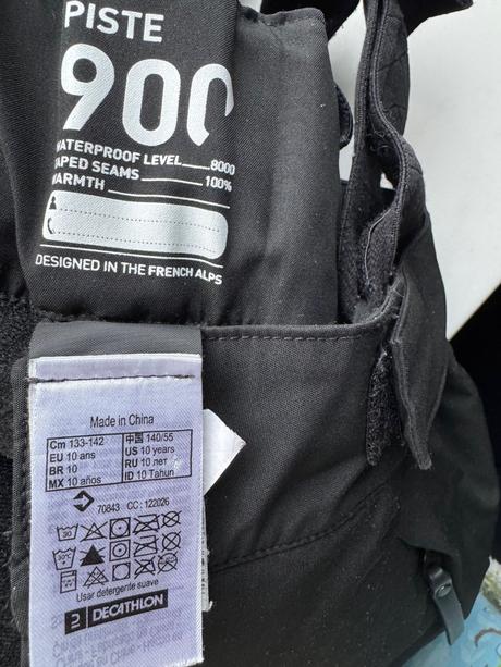 Lyžiarske nohavice s trakmi piste 900 142- na 10-r, 140