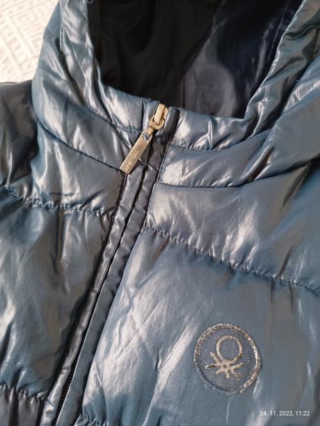 Paperova bunda benetton, vel. 6-7 rokov, benetton,122