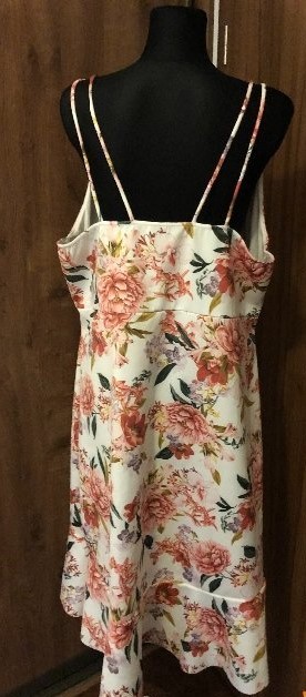 Krásne letné kvetinové šaty, xxl