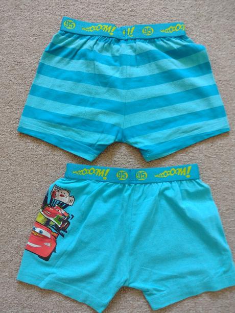Boxerky cars 2x + natelnik 2x, disney,110