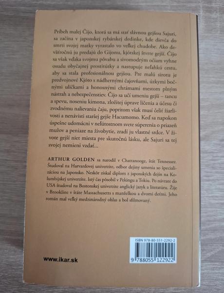 Arthur golden pamäti gejše, 