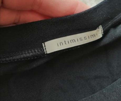 Modalové čierne šaty intimissimi,vs,164-170,čipka, intimissimi,164