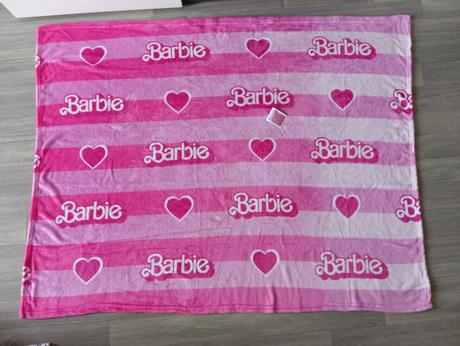 Barbie deka 120x150cm so srdiečkami, 