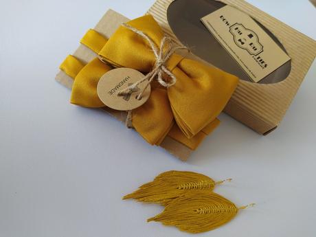 Pánsky motýlik otec a syn+ náušnice, 