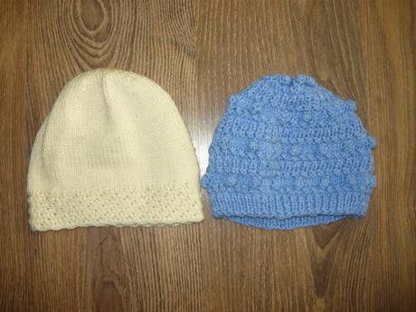 Štrikované teplé čiapky -62/68, 62 / 68