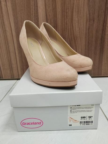 Lodičky na platforme, graceland,38