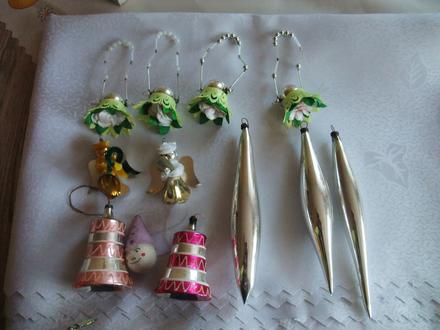 Retro vianočné ozdoby,