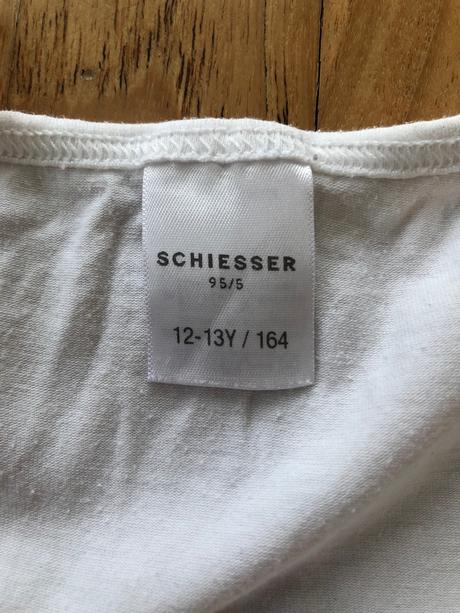 Biele tielko schiesser 164cm, schiesser,164