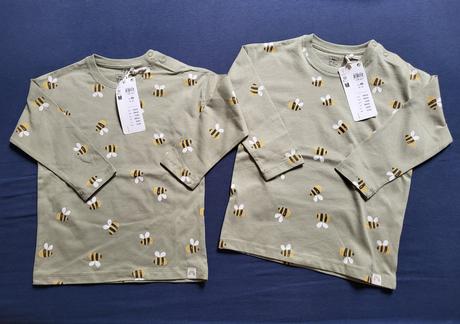 Lindex 86 pre dvojičky 2x tričko obe nové, lindex,86