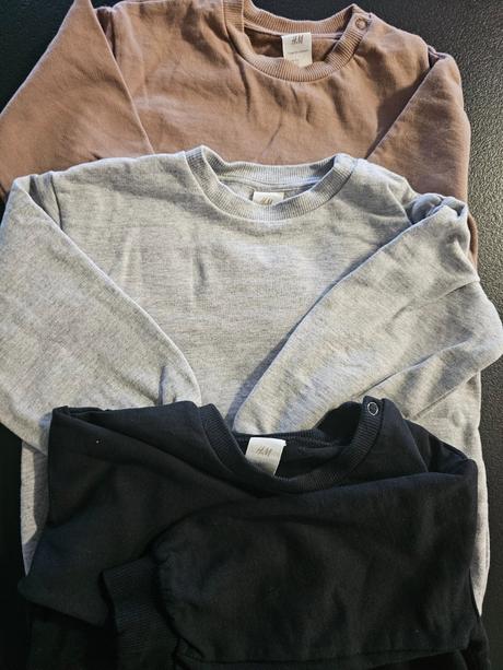 3x mikina hm, h&m,92