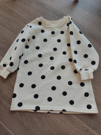 Teplákové zateplené šaty h&m, h&m,92