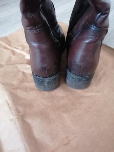 Hnedé čižmy, deichmann,36