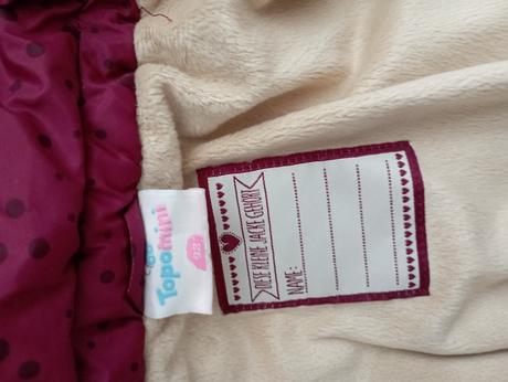 Detská zimná bunda, topomini,92