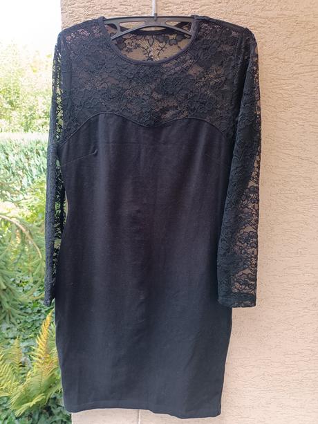 Šaty s dlhým rukávom, h&m,m