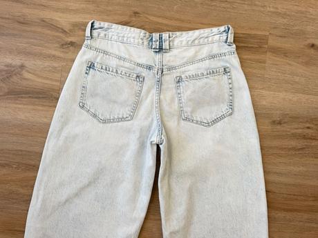 Low-rise baggy barrel jeans bershka, bershka,36