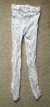 Biele silónky pre dievčatko, 110