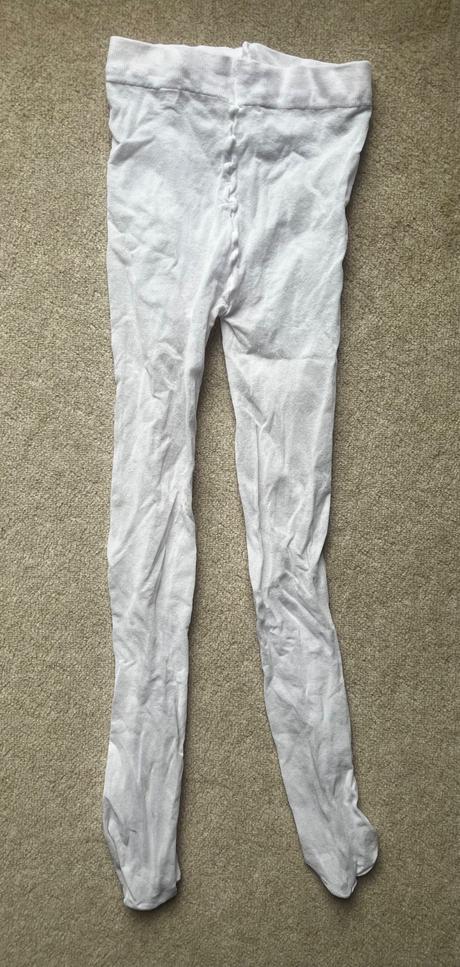 Biele silónky pre dievčatko, 110