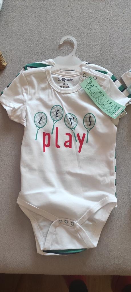 Chlapcenske body, kratky rukav, pepco,92