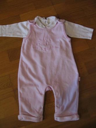 Velúrové dupacky s tričkom, 68