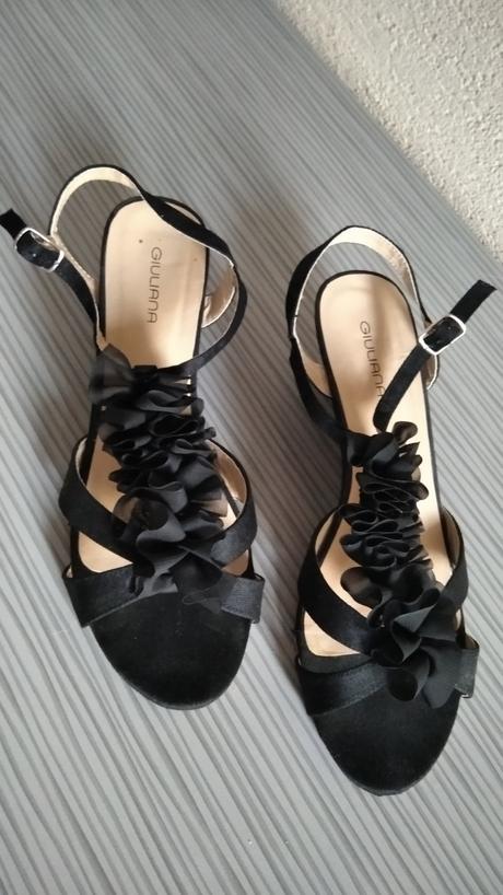 Čierne sandále, 38